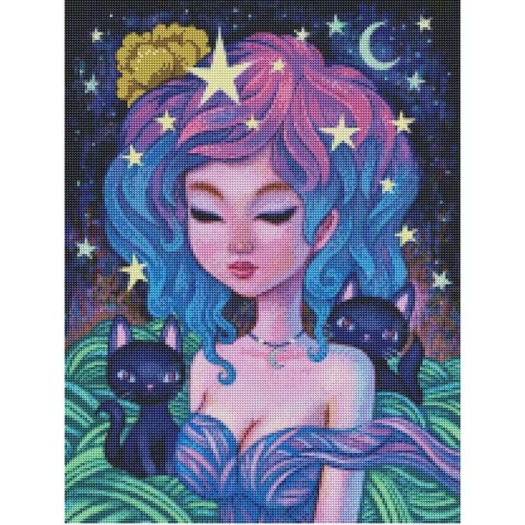 Cartoon Beauty Diamond Painting 2