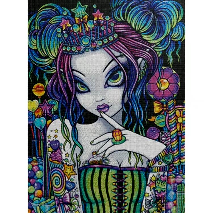Cartoon Beauty Diamond Painting 5