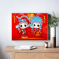 AB luxurious polyester cloth diamond Painting Kits | Groom And Bride