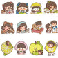 cartoon girl diy diamond painting stickers kit