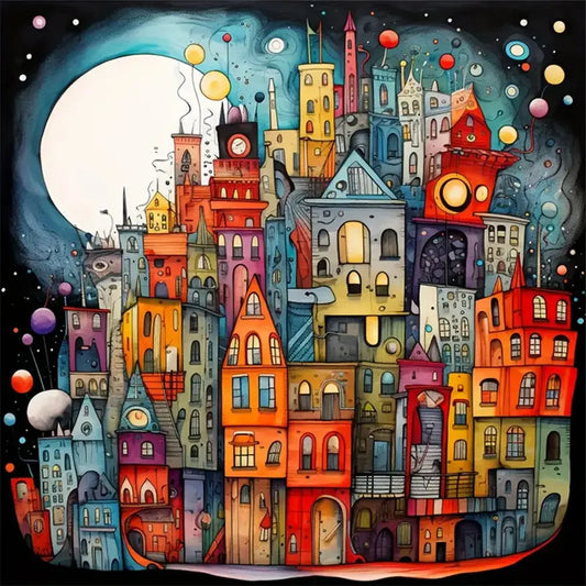 Cartoon House 5D DIY Diamond Painting Kit