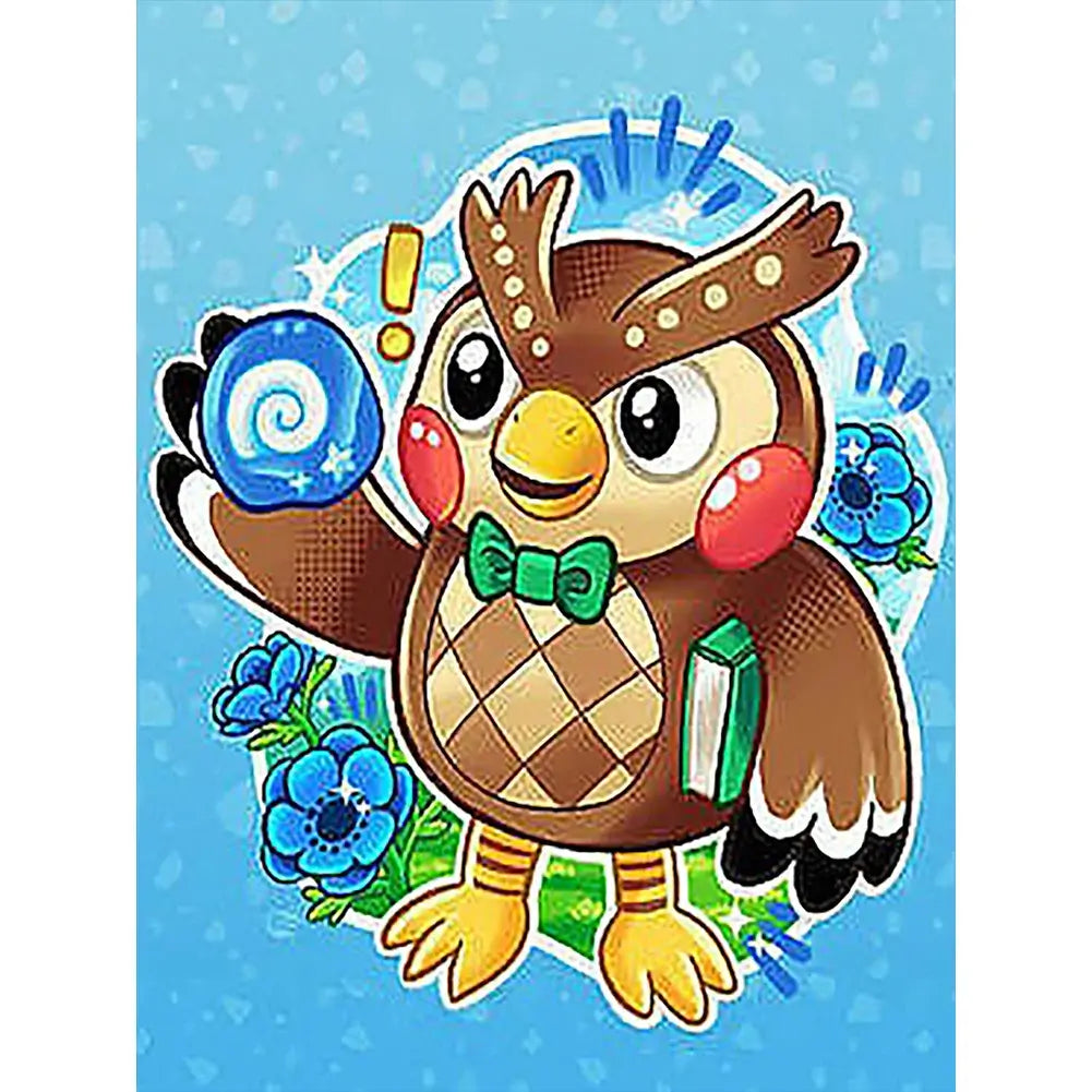 Diamond painting - Full Round / Square - Cartoon Owl A