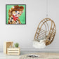 cat cowboy diamond painting