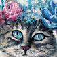 5D DIY Abstract Cat Diamond Painting