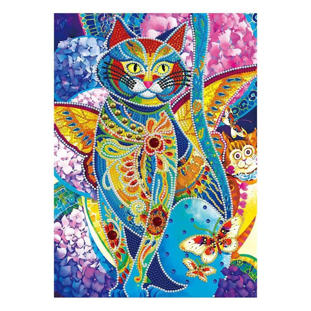 Luminous Diamond Painting - Crystal Rhinestone - Cat C