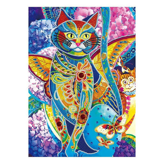 Luminous Diamond Painting - Crystal Rhinestone - Cat C