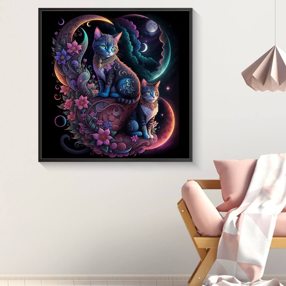 Space Cat 5D DIY Diamond ART