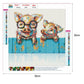 Diamond Painting - Full Round - Pigs