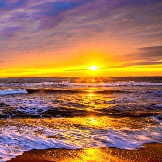 Diamond Painting - Full Round - Sea Sunrise