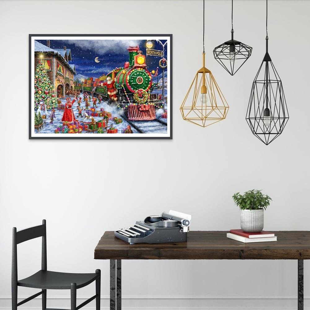 Diamond Painting - Full Round - Happy Gifts Train