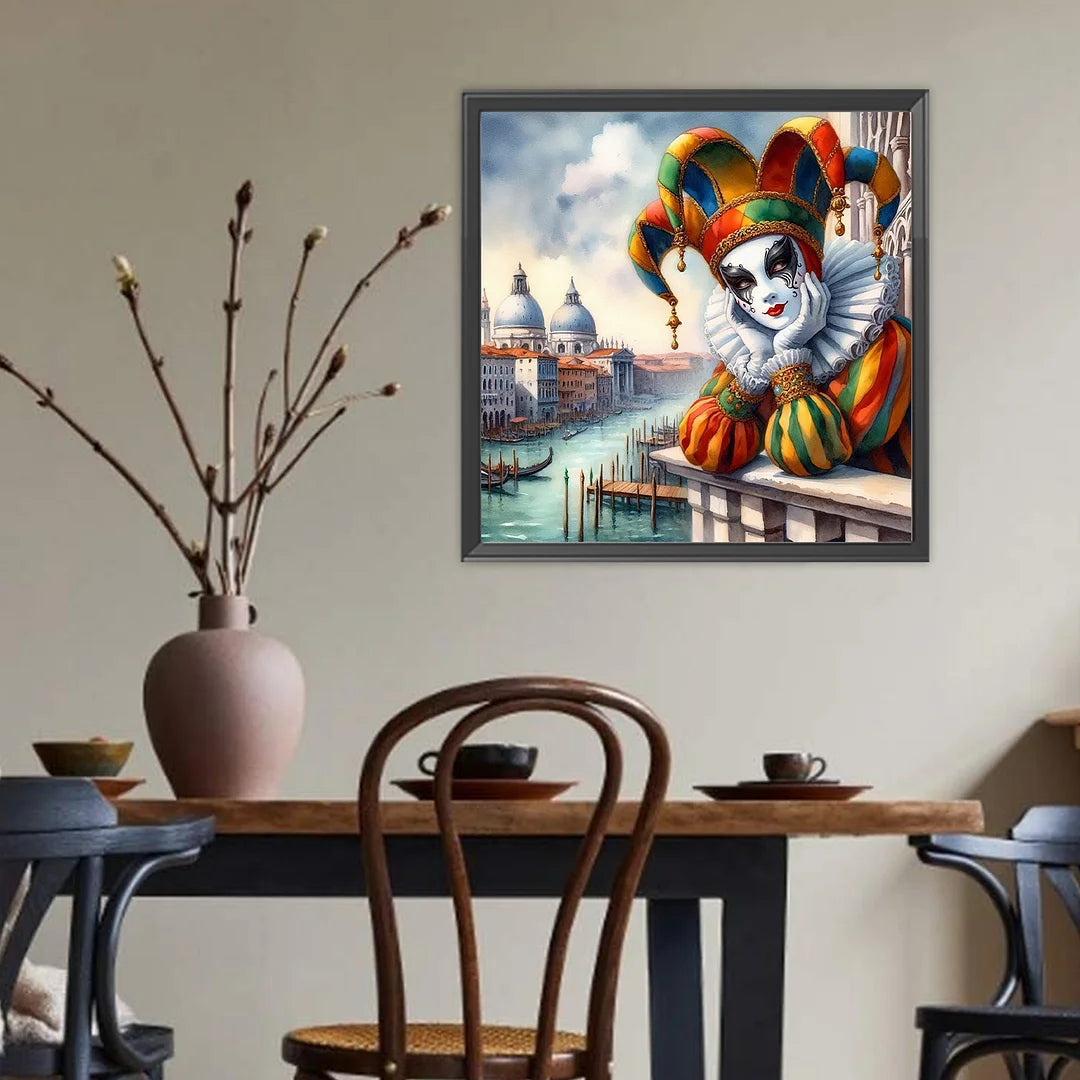Diamond Painting - Full Round / Square - Riverside Clown