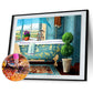 Diamond Painting - Full Round -Retro Bathtub