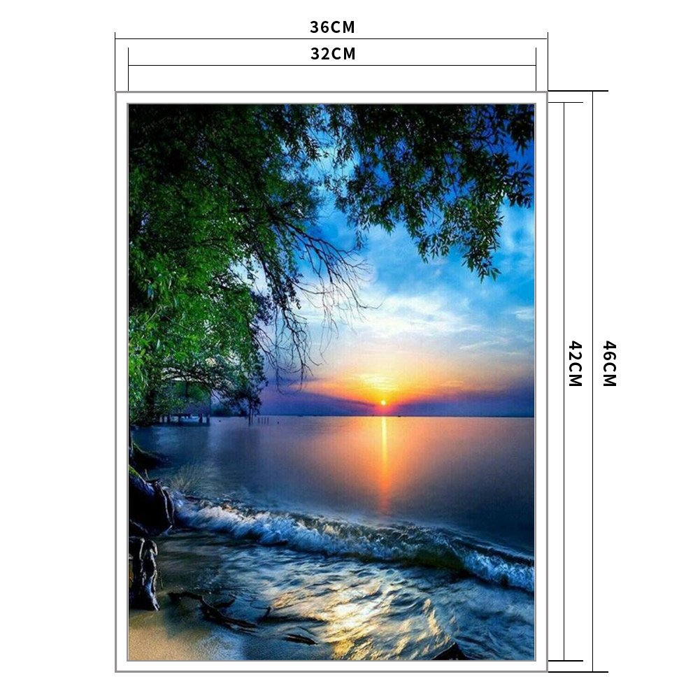 11ct Stamped Cross Stitch - Seaside(36*46cm) B