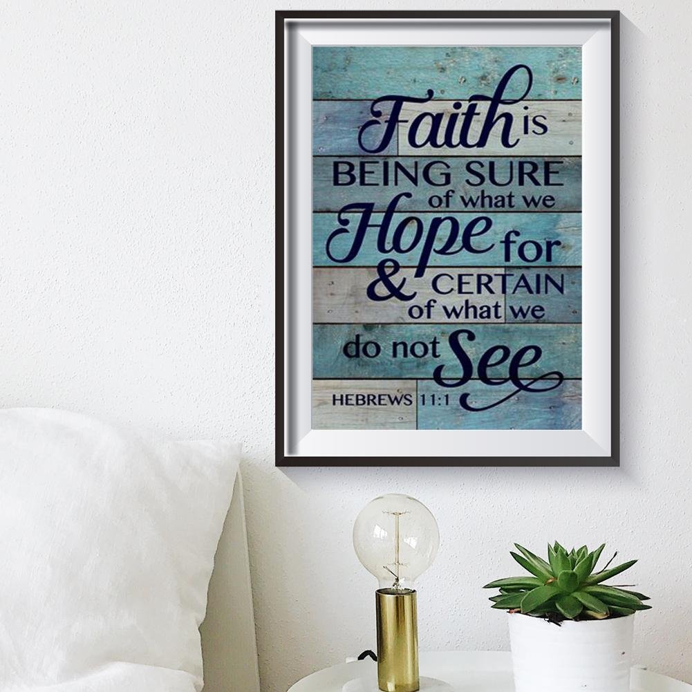 Diamond Painting - Full Round - faith & Hope