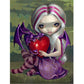 Big Eyes Doll 11CT Stamped Cross Stitch Needle Artwork (30*40CM)