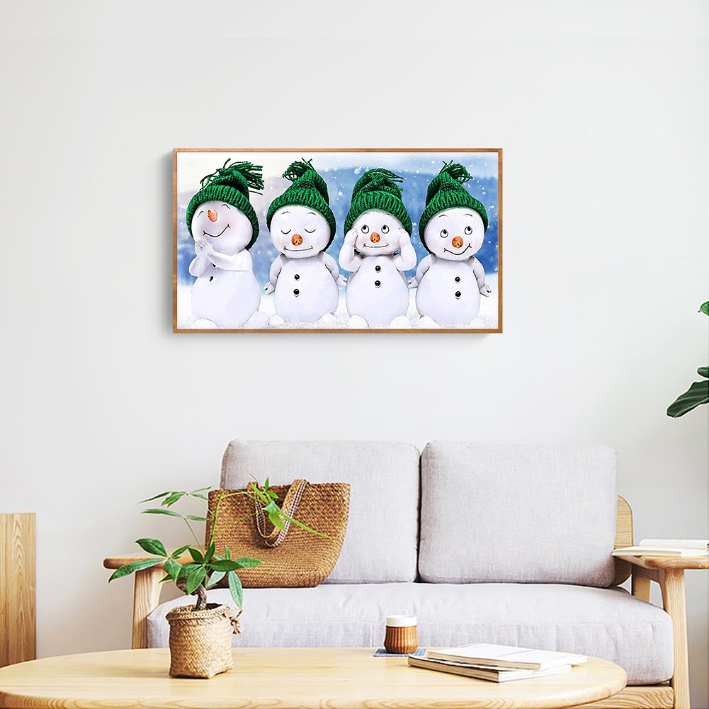 Diamond Painting - Full Round - Snowman (30*50cm)