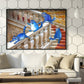 11ct Stamped Cross Stitch - Blue Cat (50*40cm)