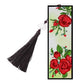 DIY Red Rose Diamond Painting Bookmark
