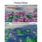 Diamond Painting - Partial Round - Purple Flowers