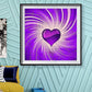 Diamond Painting - Full Round - Purple Heart