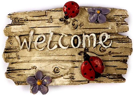 5D Diy Diamond Painting Kit Full Round Beads Welcome Sign