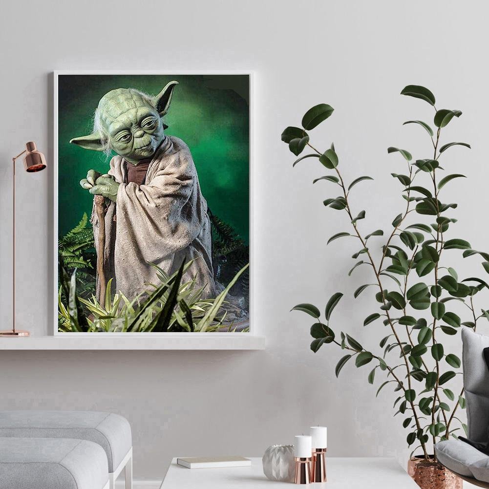 Diamond Painting - Full Round - Yoda D