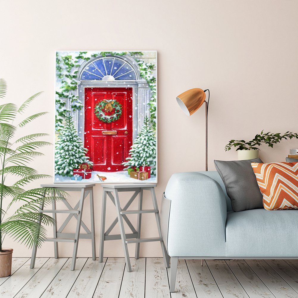 11ct Stamped Cross Stitch - Christmas Gate (40*50cm)