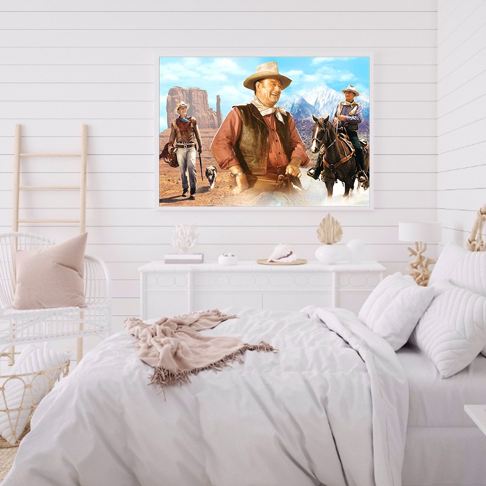 Diamond Painting - Full Round -Happy Cowboy