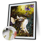 Lovely Cat Oil Painting By Number Hand Painted Drawing Acrylic Canvas 