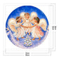 11CT Stamped Cross Stitch - Angel(36*36CM) B