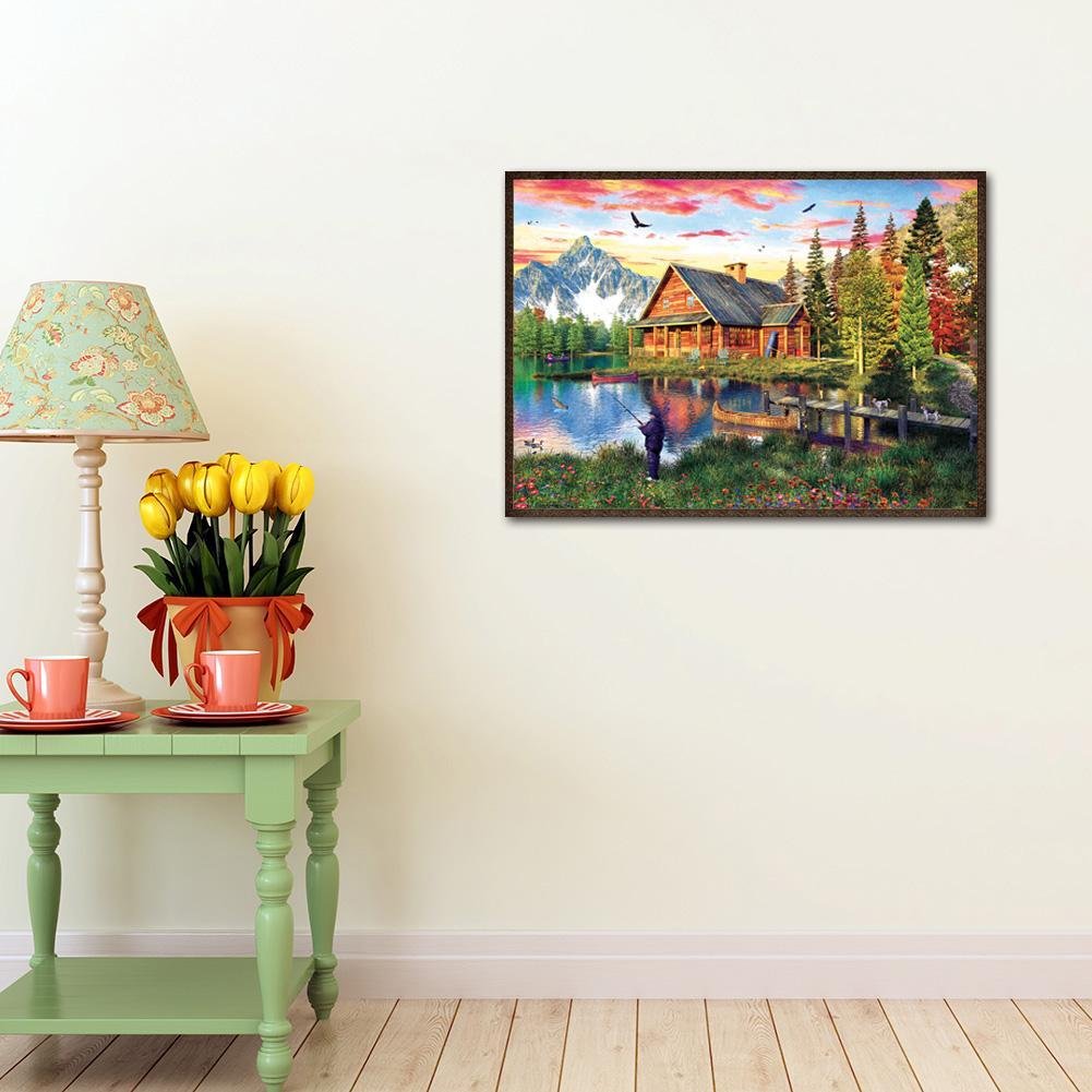 Diamond Painting - Full Round - Countryside View