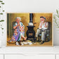 Diamond Painting - Full Round - Old Couple