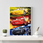 Diamond Painting - Full Round - Cartoon Car D
