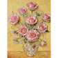 DIY Pearl Painting With Frame - Handmade Self-Adhesive Pearls - Vase (30*40cm) C