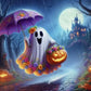 Diamond Painting - Full Round / Square - Halloween Happy Ghost