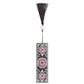 DIY Special Shaped Diamond Painting Colorful Flower Leather Tassel Bookmark