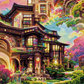 Full Round/Square Diamond Painting Kits | Scenery 40x60cm 50x70cm E