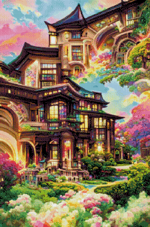 Full Round/Square Diamond Painting Kits | Scenery 40x60cm 50x70cm E