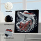 DIY Pearl Painting With Frame - Handmade Self-Adhesive Pearls - Lady (30*30cm) E
