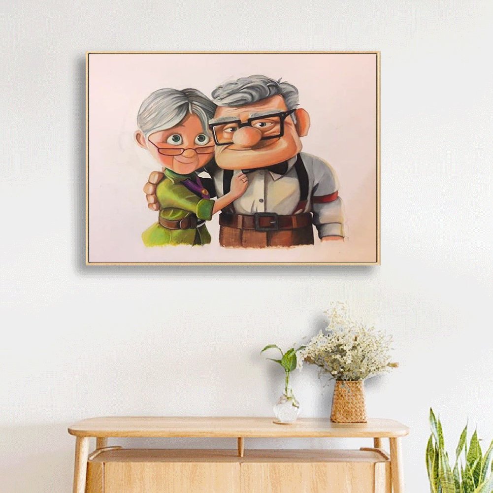 11ct Stamped Cross Stitch - Old Couple (50*40cm)
