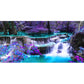 11ct Stamped Cross Stitch Purple Leaves And Water(40*85cm)