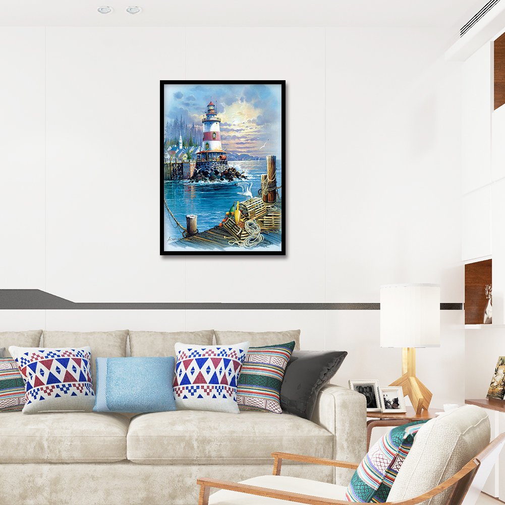 Diamond Painting - Full Round - Lighthouse F