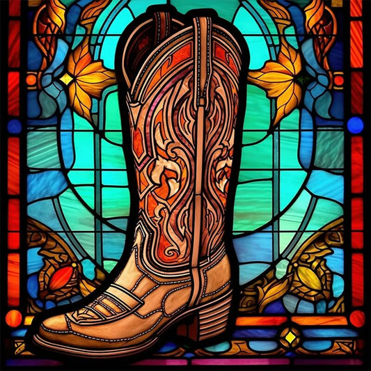 stained glass chelsea diamond embroidery