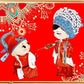 chinese groom and bride diamond art kit