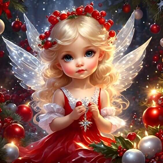 Christmas Angel 5D DIY Diamond Painting