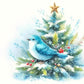 5D DIY Diamond Painting Kit - Full Round / Square - Christmas Bird