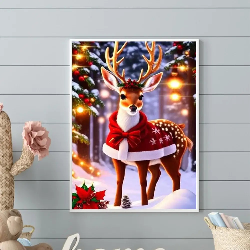 Christmas Deer Halloween Diamond Painting