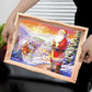 Christmas Diamond Painting Decor Wooden Food Tray