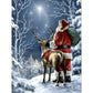 5D DIY Diamond Painting - Full Round / Square - Christmas Eve Santa