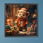 5D DIY Diamond Painting Kit - Full Round / Square - Christmas Gift Bear